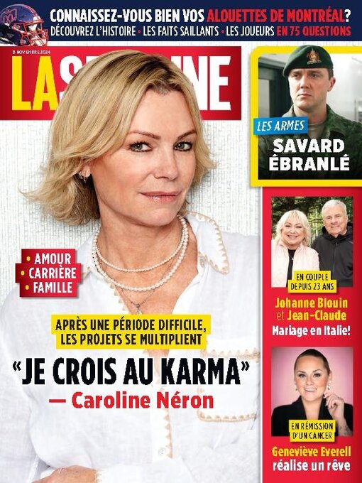 Title details for La Semaine by TVA Publications Inc. - Available